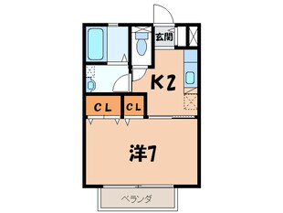 グランシャリオの物件間取画像